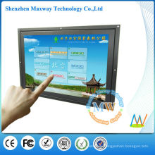HDMI/VGA/DVI input 15 inch touch screen monitor frame